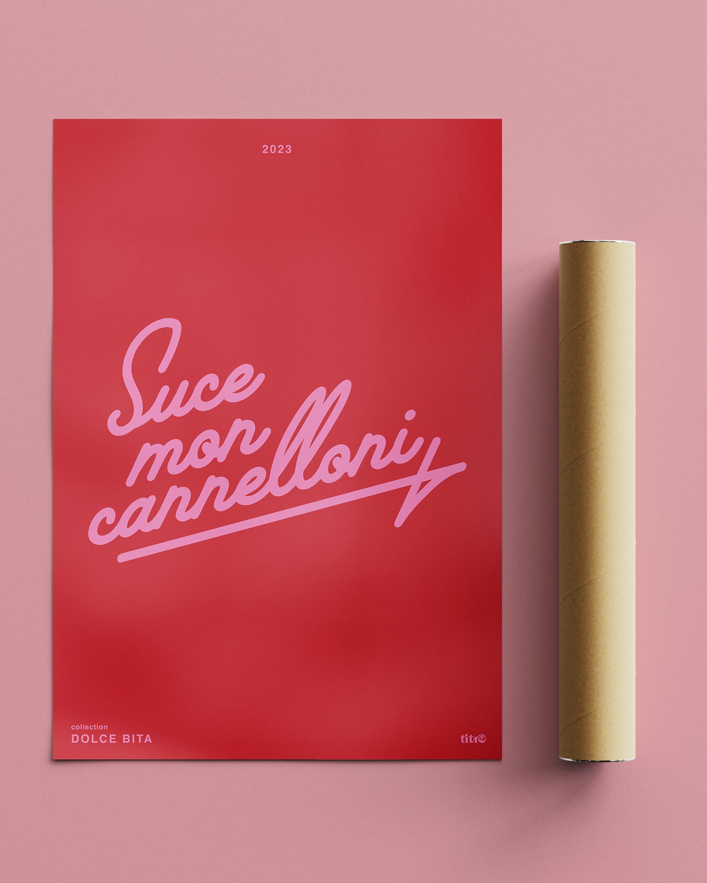 Suce mon cannelloni - Rouge / rose